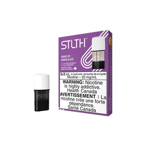 STLTH 3-Pack - Grape Ice - Pod prérempli - Vapeshop Mania