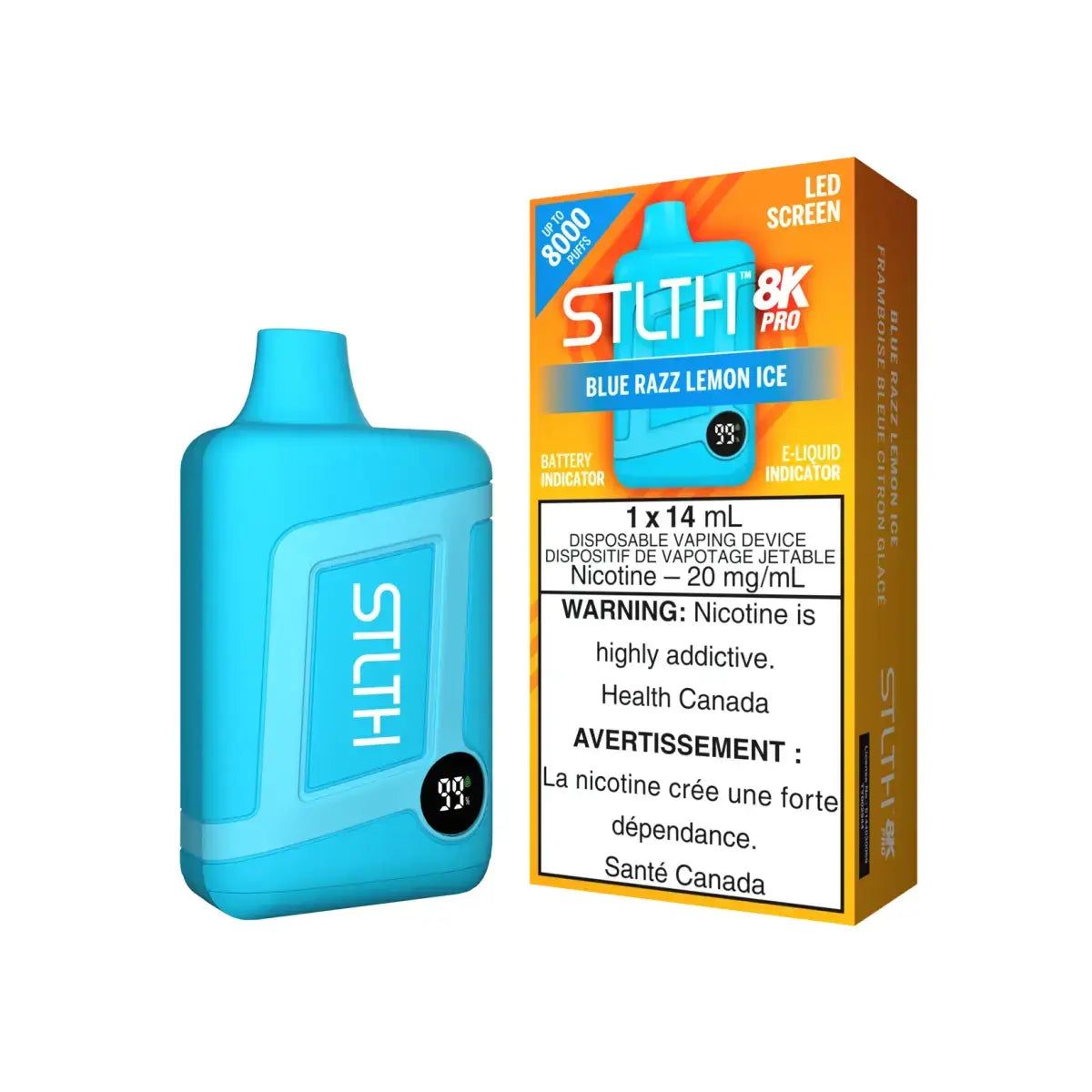 STLTH 8K Pro - Blue Razz Lemon Ice