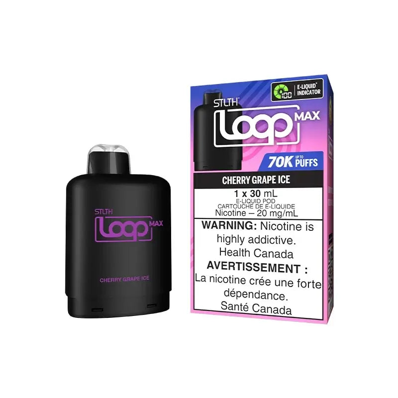 STLTH Loop Max 70K Pod - Cherry Grape Ice