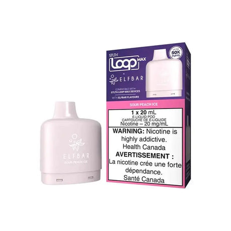 STLTH Loop Max Elfbar Pod - Sour Peach Ice