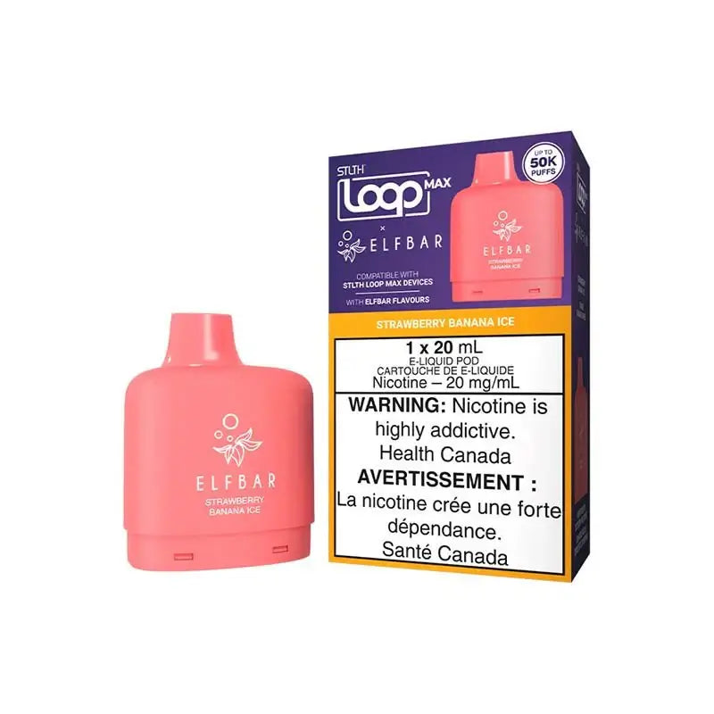 STLTH Loop Max Elfbar Pod- Fraise Banane Glacée