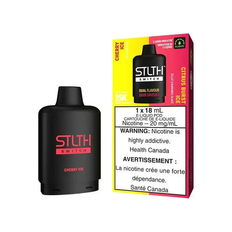 STLTH Switch 15K Pod - Cherry Iced & Citrus Burst Ice