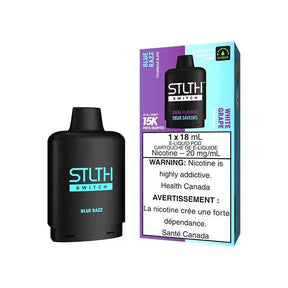STLTH Switch 15K Pod - Blue Razz & White Grape - Prefilled Pod - Vapeshop Mania