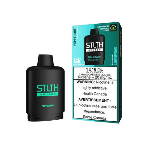 STLTH Switch 15K Pod - Peppermint & Spearmint - Prefilled Pod - Vapeshop Mania