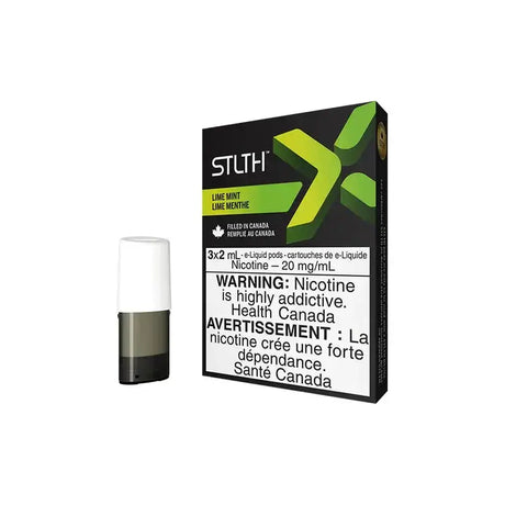 STLTH X Pod 3-Pack - Lime Mint - Prefilled Pod - Vapeshop Mania