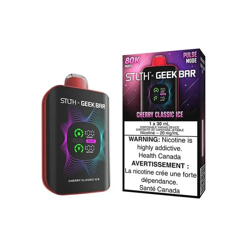 STLTH x Geek Bar 80K - Cherry Classic Ice - Disposable Vape - Vapeshop Mania