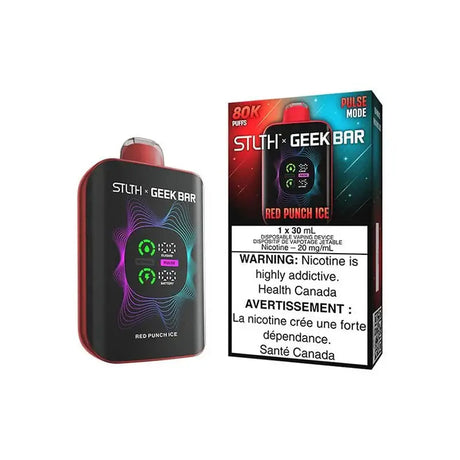 STLTH x Geek Bar 80K - Red Punch Ice - Vape jetable - Vapeshop Mania