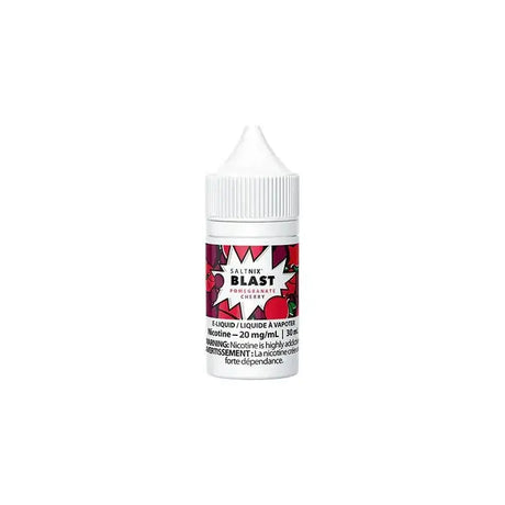 Salt Nix Blast - E-liquide au sel de nicotine à la grenade et à la cerise - E-liquide au sel de nicotine - Vapeshop Mania