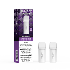 ZBlock 2mL Pod 2-Pack - Trippin Triple Berry - Prefilled Pod - Vapeshop Mania