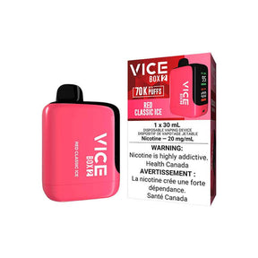 Vice Box 2 70K - Red Classic Ice - Disposable Vape - Vapeshop Mania