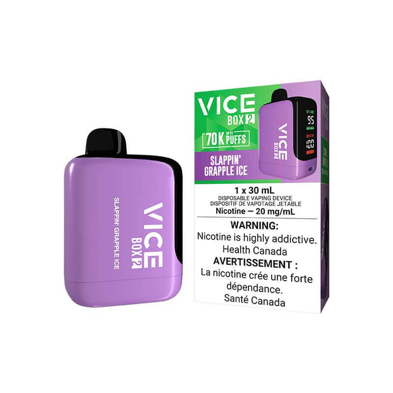 Vice Box 2 70K - Slappin' Grapple Ice - Disposable Vape - Vapeshop Mania