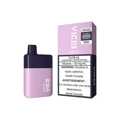 Vice Box 6K - Grape Ice - Disposable Vape - Vapeshop Mania