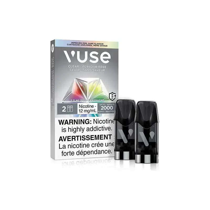 Vuse Pod 2-Pack - Clear - Prefilled Pod - Vapeshop Mania