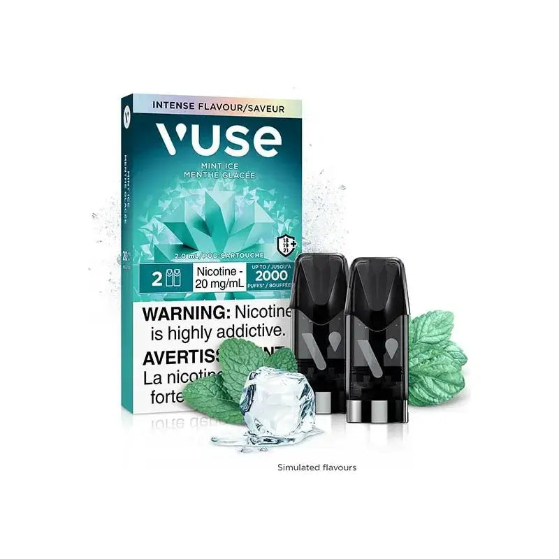 Vuse 2-Pack - Menthe glacée - Pod prérempli - Vapeshop Mania