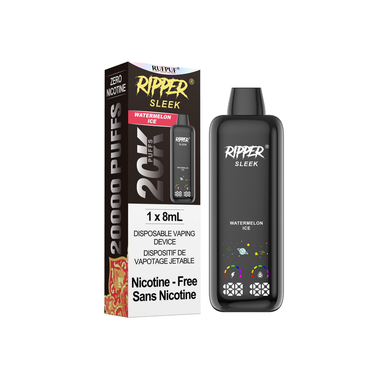 Ripper SLEEK 20K 0mg - Watermelon Ice