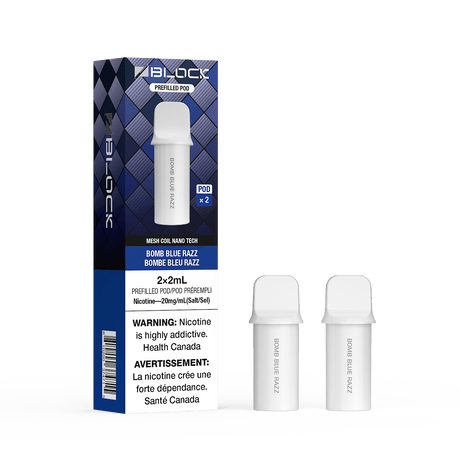 ZBlock 2mL Pod 2-Pack - Bomb Blue Razz