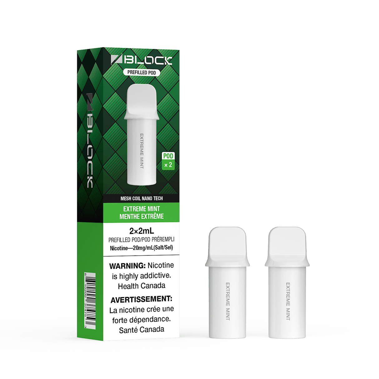 ZBlock 2mL Pod 2-Pack - Extreme Mint