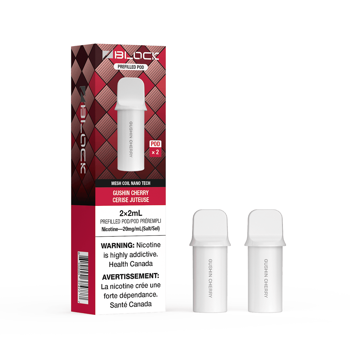 ZBlock 2mL Pod 2-Pack - Gushin Cherry