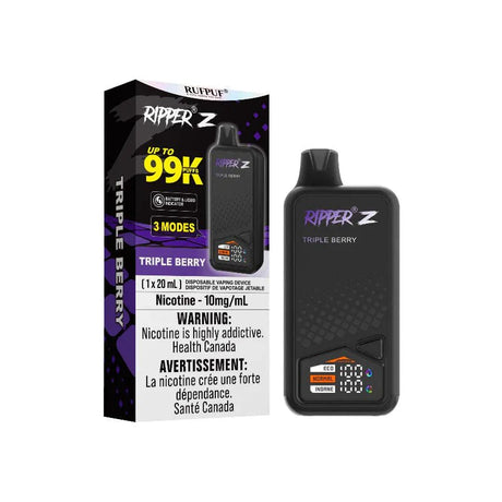 RIPPERZ - Ripper Z 10MG 99k Puffs Disposable - Triple Berry - Psycho Vape