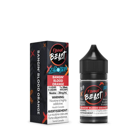 Bangin Blood Orange Iced by Flavour Beast - Salt Nic Vape Juice - Vapeshop Mania