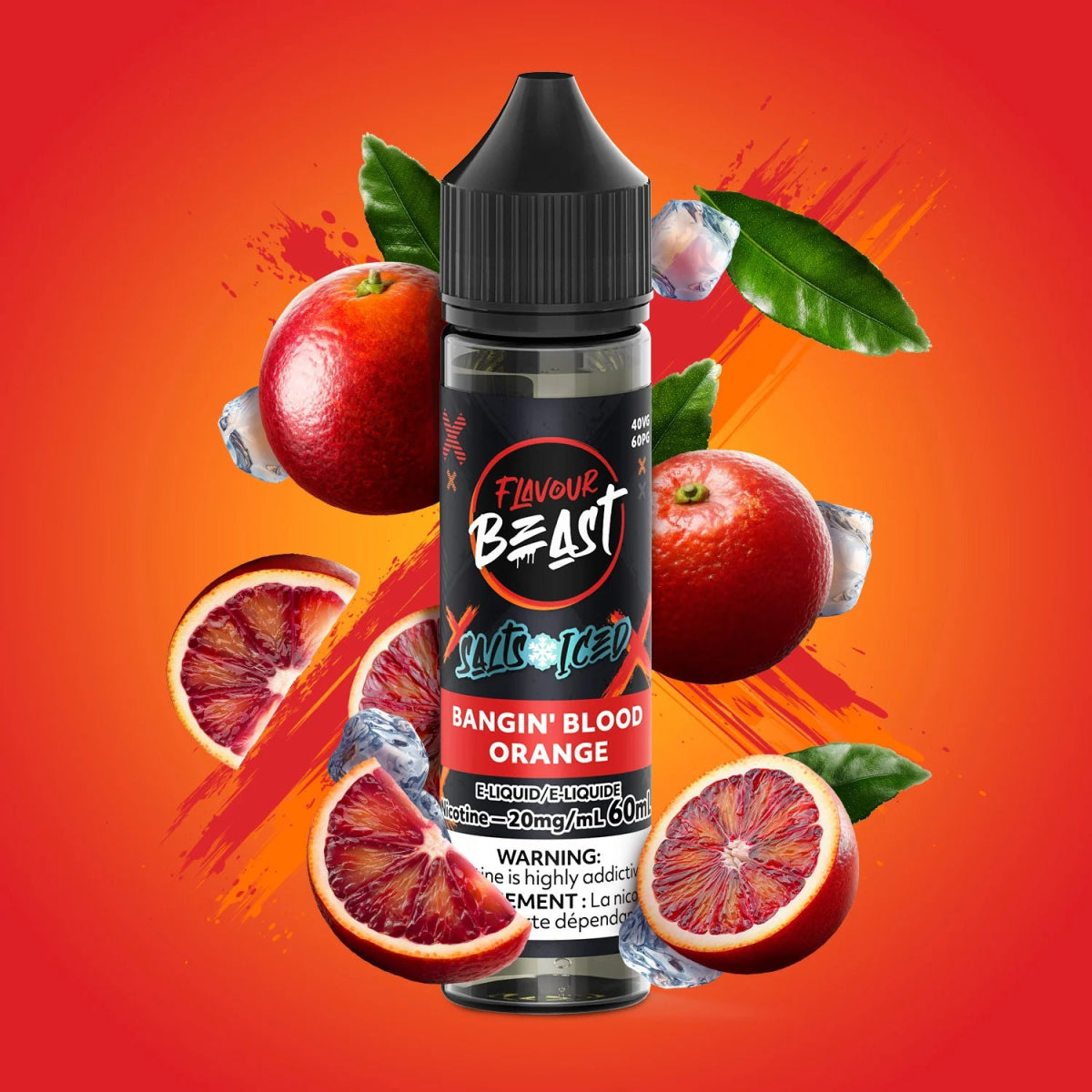 Bangin Blood Orange Iced by Flavour Beast - Salt Nic Vape Juice - Vapeshop Mania