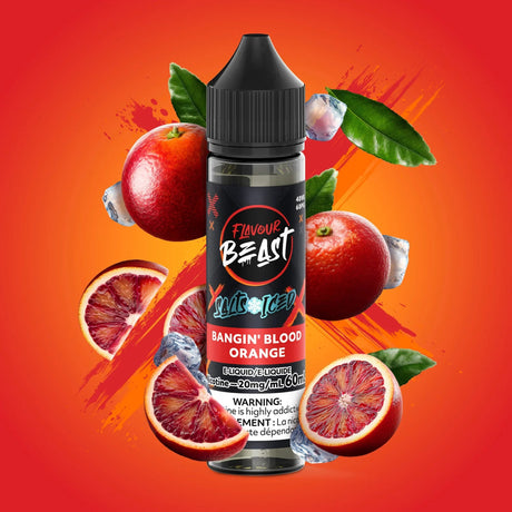 Bangin Blood Orange Iced by Flavour Beast - Salt Nic Vape Juice - Vapeshop Mania
