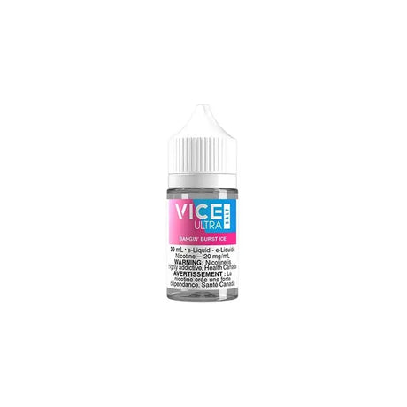 Bangin' Burst Ice by Vice Ultra - Salt Nic Vape Juice - Vapeshop Mania