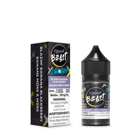 Blazin' Banana Blackberry Iced by Flavour Beast - Salt Nic Vape Juice - Vapeshop Mania