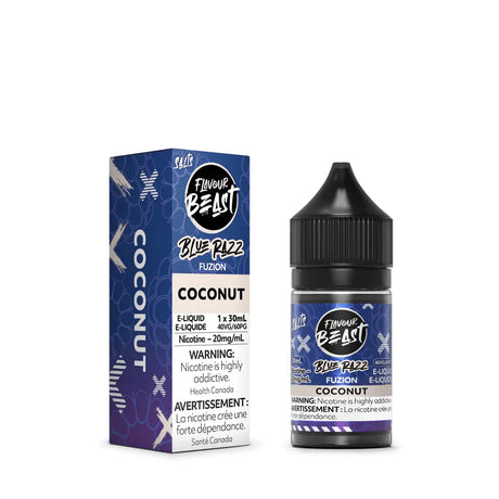 Blue Razz Fuzion Coconut by Flavour Beast - Salt Nic Vape Juice - Vapeshop Mania