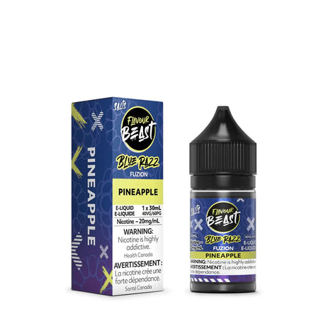 Blue Razz Fuzion Pineapple by Flavour Beast - Salt Nic Vape Juice - Vapeshop Mania