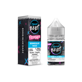 Shop Bomb Blue Razz by Flavour Beast - Freebase Vape Juice - at Vapeshop Mania