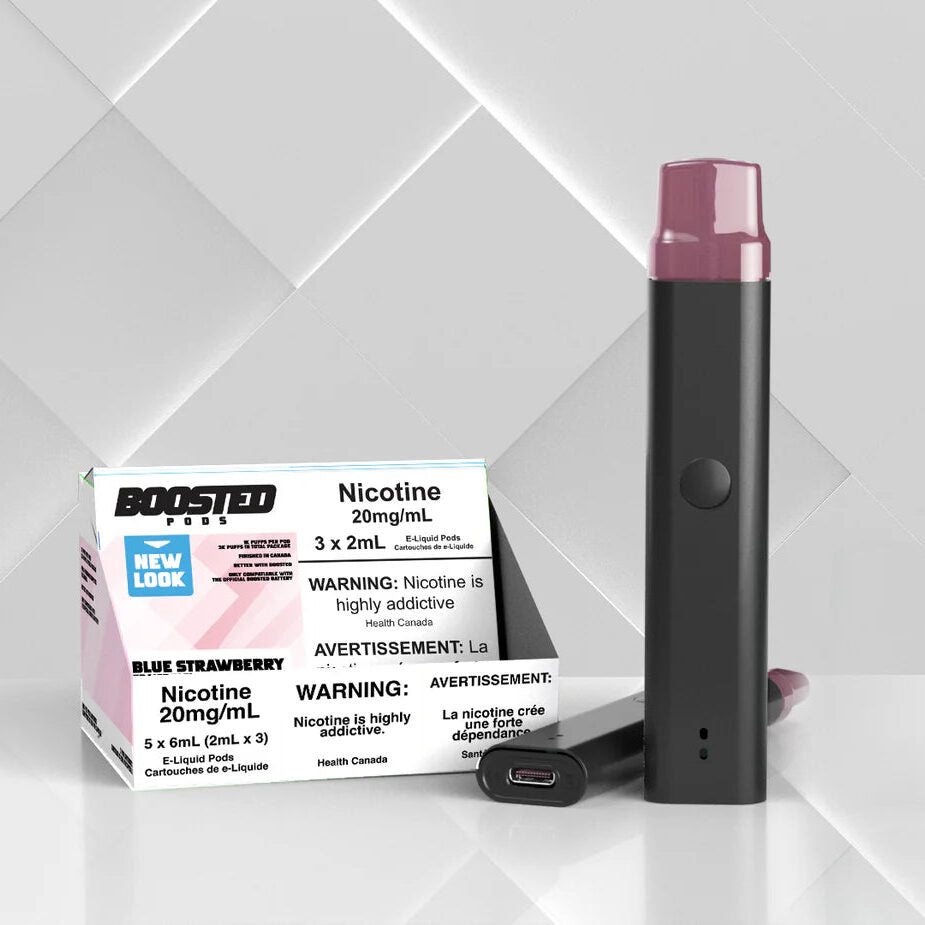 BOOSTED Pods - Blue Strawberry - Vapeshop Mania