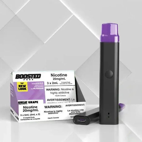 BOOSTED Pods - Great Grape - Vapeshop Mania