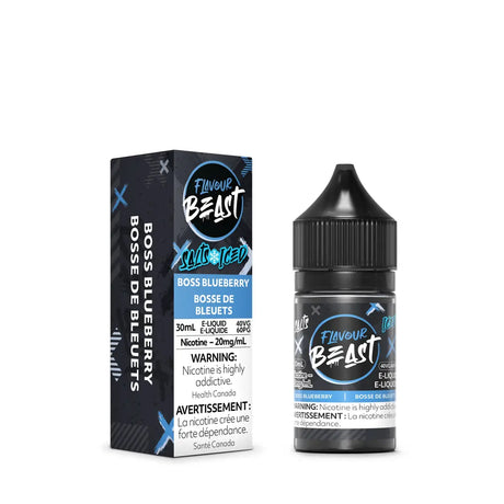Boss Blueberry Iced by Flavour Beast - Salt Nic Vape Juice - Vapeshop Mania