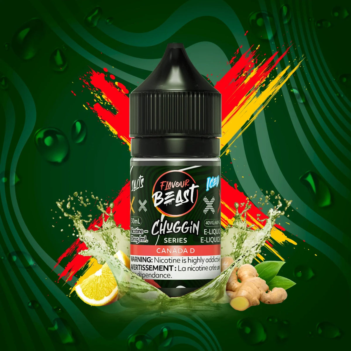 Chuggin Canada D Iced by Flavour Beast - Salt Nic Vape Juice - Vapeshop Mania