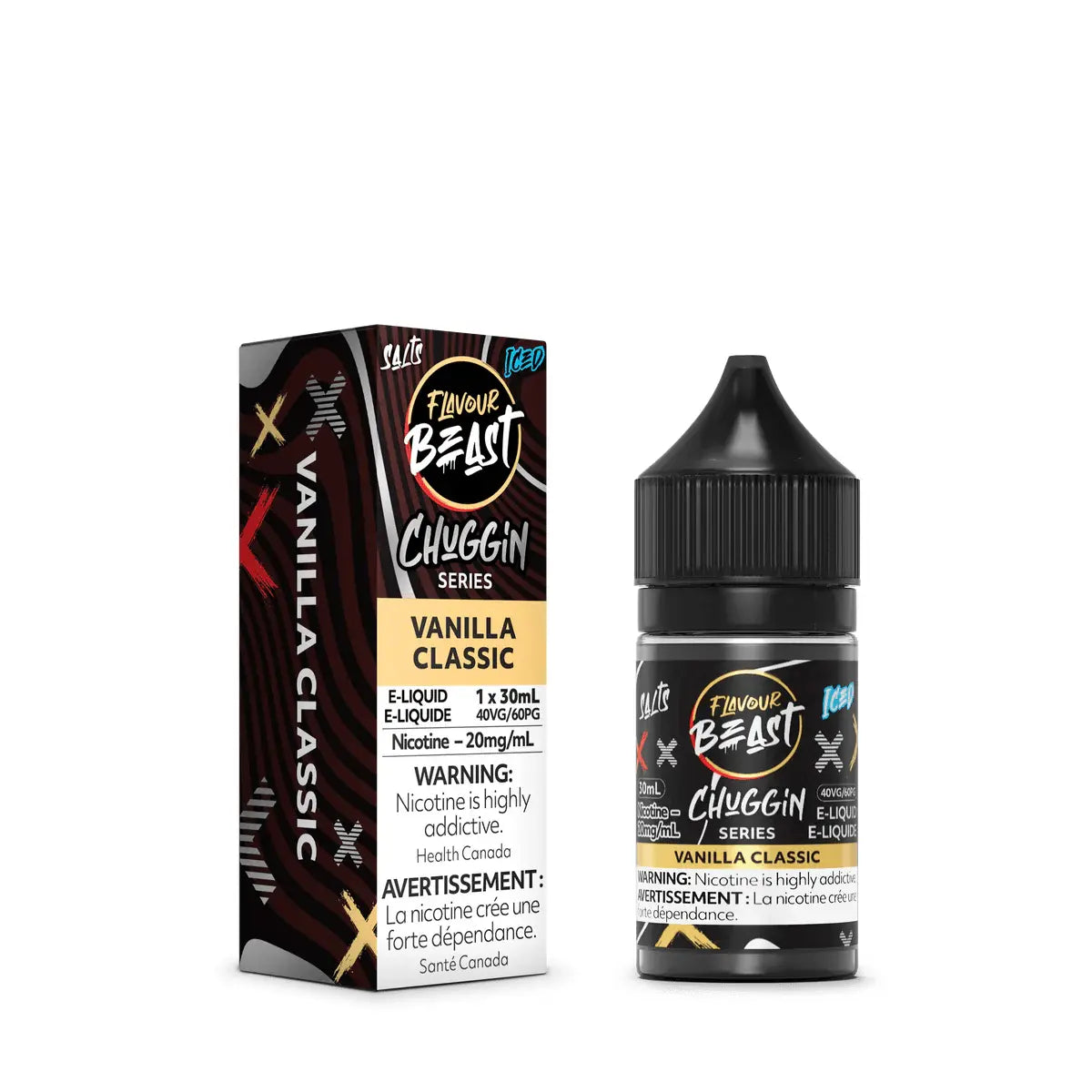 Chuggin Vanilla Classic Iced by Flavour Beast - Salt Nic Vape Juice - Vapeshop Mania