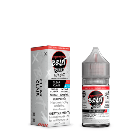 Clear 1 by Flavourless Beast - Salt Nic Vape Juice - Vapeshop Mania