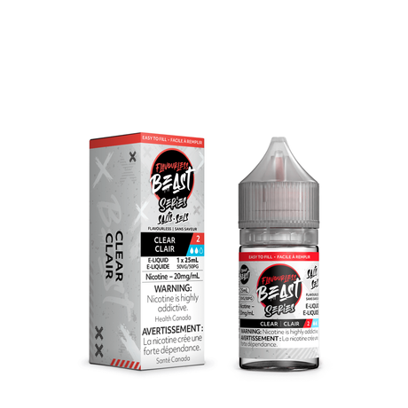 Clear 2 by Flavourless Beast - Salt Nic Vape Juice - Vapeshop Mania