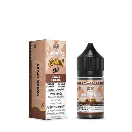 Crazy Cocoa by Flavour Beast Unleashed Cravin - Salt Nic Vape Juice - Vapeshop Mania