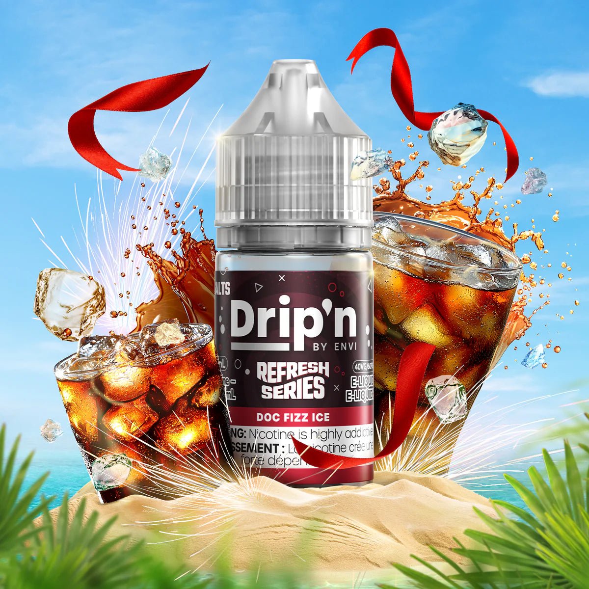 Shop Doc Fizz Ice by Drip'n Envi Refresh - Salt Nic Vape Juice - at Vapeshop Mania