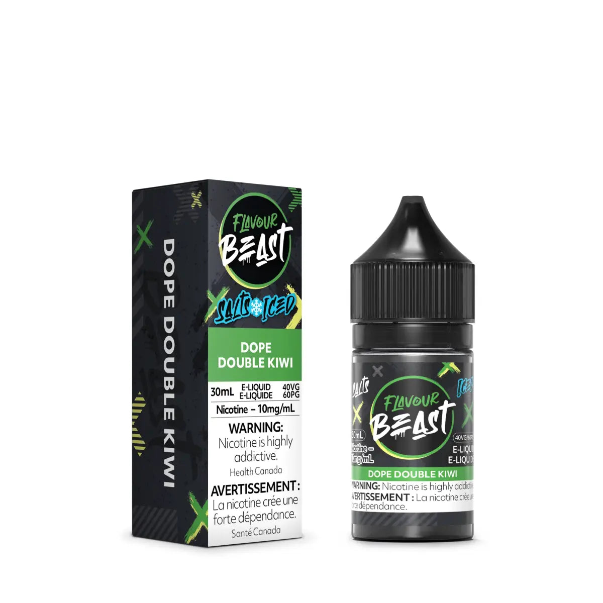 Dope Double Kiwi Iced by Flavour Beast - Salt Nic Vape Juice - Vapeshop Mania