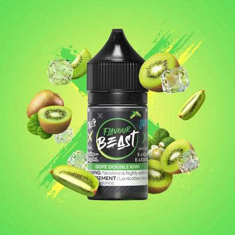 Dope Double Kiwi Iced by Flavour Beast - Salt Nic Vape Juice - Vapeshop Mania
