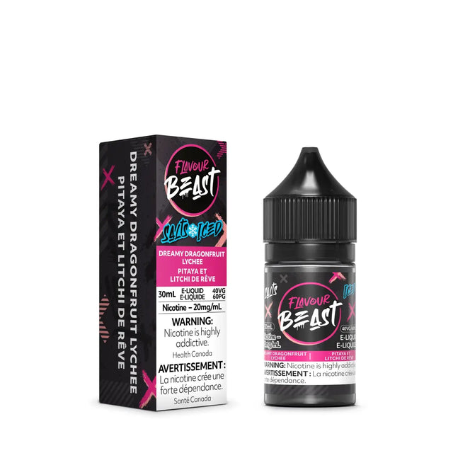 Dreamy Dragonfruit Lychee Iced by Flavour Beast - Salt Nic Vape Juice - Vapeshop Mania