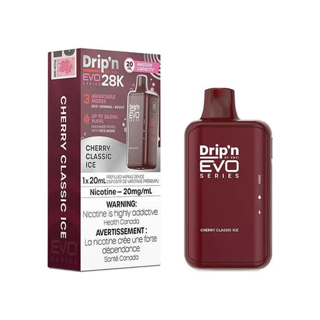 Drip'n by Envi EVO Series 28K Disposable - Cherry Classic - Vapeshop Mania