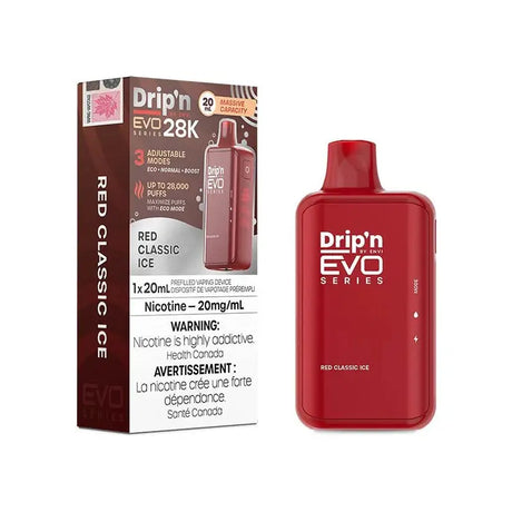 Drip'n by Envi EVO Series 28K Disposable - Red Classic - Vapeshop Mania