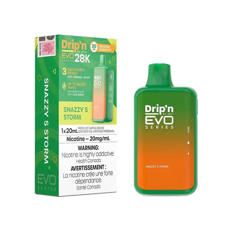 Drip'n by Envi EVO Series 28K Disposable - Snazzy S Storm - Vapeshop Mania