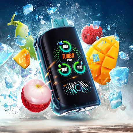Drip'n by Envi Fasta Blast 30K Disposable - Lychee Mango Melon Ice - Vapeshop Mania