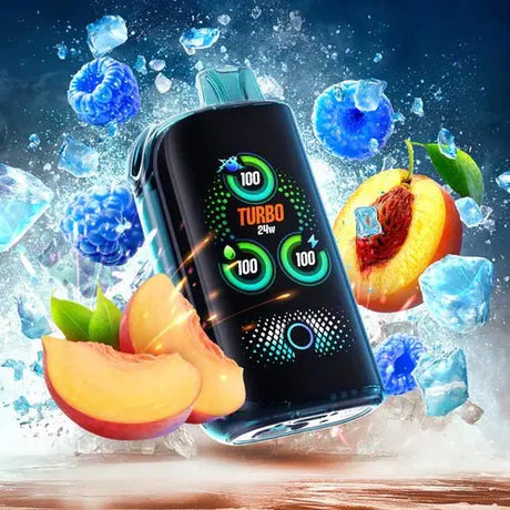 Drip'n by Envi Fasta Blast 30K Disposable - Peach Blue Razz Ice - Vapeshop Mania