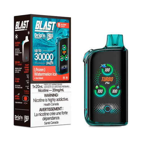 Drip'n by Envi x Fasta Blast 30K Disposable - Watermelon Ice - Vapeshop Mania