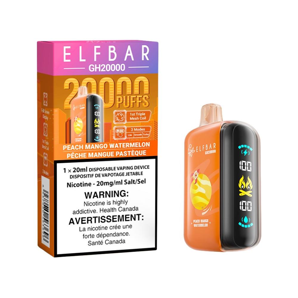 ELF Bar GH20K Disposable - Peach Mango Watermelon - Vapeshop Mania